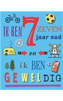Ik Ben Zeven Jaar Oud en Ik Ben Geweldig: Schrijven en tekenen boek voor zeven jaar oude kinderen