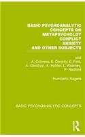 Basic Psychoanalytic Concepts on Metapsychology, Conflicts, Anxiety and Other Subjects