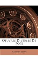 Oeuvres Diverses De Pope