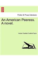 An American Peeress. a Novel.