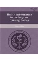 Health Information Technology and Nursing Homes