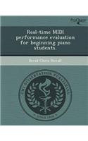 Real-Time MIDI Performance Evaluation for Beginning Piano Students
