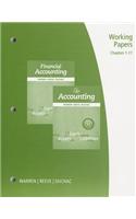 Working Papers, Chapter 1-17 for Warren/Reeve/Duchac's Accounting, 25th and Financial Accounting, 13th