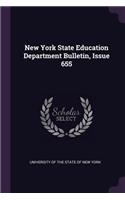 New York State Education Department Bulletin, Issue 655