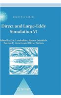 Direct and Large-Eddy Simulation VI