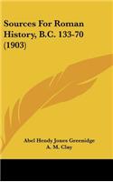 Sources For Roman History, B.C. 133-70 (1903)
