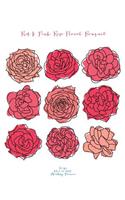 Red & Pink Rose Floral Bouquet Large 8.5 X 11 2015 Monthly Planner: (English)
