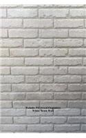 Website Password Organizer White Brick Wall