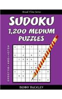 Sudoku 1,200 Medium Puzzles. Solutions Included