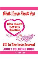 What I Love About You Fill In The Love Journal