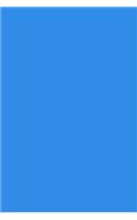 Journal Summer Blue Color Simple Plain Blue