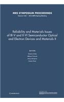 Reliability and Materials Issues of III-V and II-VI Semiconductor Optical and Electron Devices and Materials II: Volume 1432