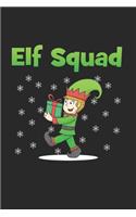Elf Squad Notebook: Diary Journal 6x9 inches with 120 Lined Pages