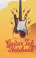 Guitar Tab Notebook: Blank Music Journal for Guitar Music Notes - Guitar Tablature Blank Notebook Chords Guitarists Sheet Music Journal Musician Gift