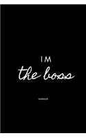 im the boss notebook