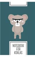 Notebook for koalas
