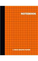 Notebook. 1 Inch Graph Paper