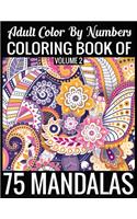 Adult Color By Numbers Coloring Book of Mandalas Volume 2