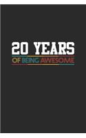 20 Years Of Being Awesome