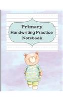 Primary Handwriting Practice Notebook: Handwriting Notebook With Dotted Lines, Dotted Mid-Line Notebook, Handwriting Printing Book, Blank Writing Book for Kindergarten, Preschool to K3 St(20 Writing Exercise)