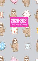 2020-2021 Two Year Planner: Cute Daily Weekly Monthly 2020-2021 Planner Organizer, Agenda, Schedule and To Do List Journal - Art Cover 00023188