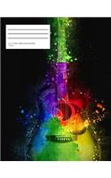 Guitar Tablature Manuscript Paper - 200 Page Book 8.5 x 11 - Guitar Tab Notebook