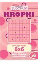 Sudoku Kropki - 200 Logic Puzzles 6x6 (Volume 6)