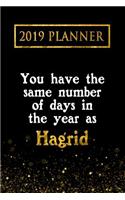 2019 Planner: You Have the Same Number of Days in the Year as Hagrid: Hagrid 2019 Planner