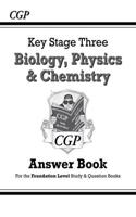 KS3 Science Answers for Study & Question Books (Biology/Chem