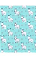 Reindeer Love in Blue