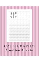 Calligraphy Practice Sheets: Calligraphy Book Practice - 160 sheet pad