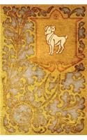 Monogram Aries Notebook: Blank Journal Diary Log(70 Monogram Nouveauone 150 Lined)