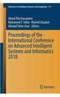 Proceedings of the International Conference on Advanced Intelligent Systems and Informatics 2018