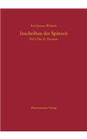 Inschriften Der Spatzeit