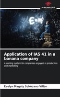 Application of IAS 41 in a banana company