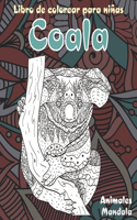 Libro de colorear para niñas - Mandala - Animales - Coala