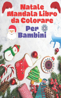 Natale Mandala Libro da Colorare Per Bambini