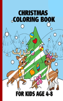 Christmas Coloring Book For Kids Age 4-8