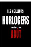 Les Meilleurs Horlogers sont nés en Août carnet de notes