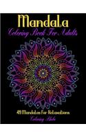 Mandala Coloring Book For Adults