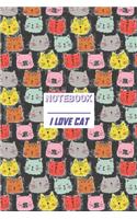 Notebook I Love cat