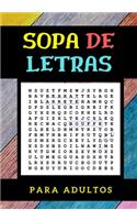 Sopa de Letras Para Adultos