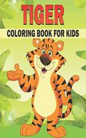 Tiger Coloring Book For Kids: 50 Tiger Coloring Pages