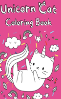 Unicorn Cat Coloring Book