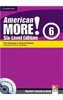 American More! Six-Level Edition Level 6 Teacher's Resource Book with Testbuilder CD-Rom/Audio CD