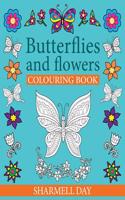 Butterflies and Flowers: Colouring Book
