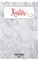 Karter 4 month Planner Undated