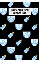 Baby Milk And Diaper Log