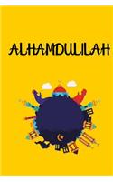 Alhamdulilah: Blank Lined Muslim Journal