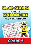 Word Search For Kids Spelling Bee Preparation Book Grade 4